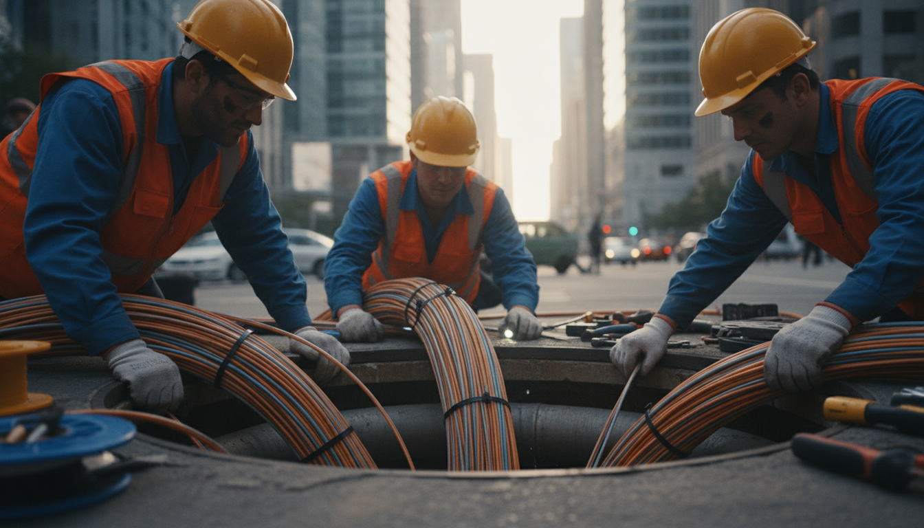 Fibre Optique : Le Déploiement Ralentit, 2,3 Millions de Locaux Toujours en Attente