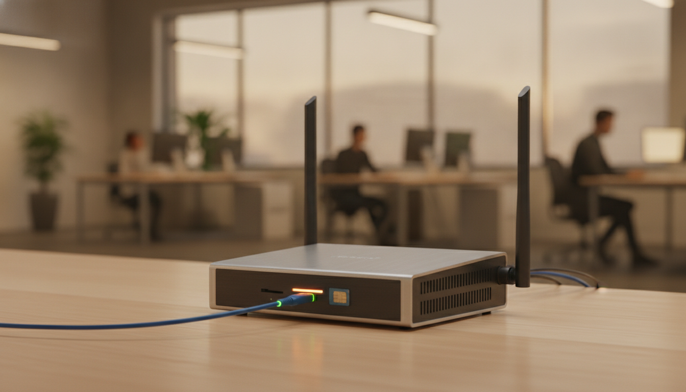 Backup 4G/5G fibre pro : protéger la continuité réseau