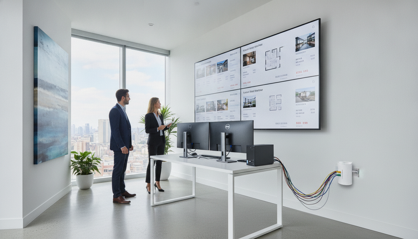 Fibre pro pour agences immobilières : le guide 2026