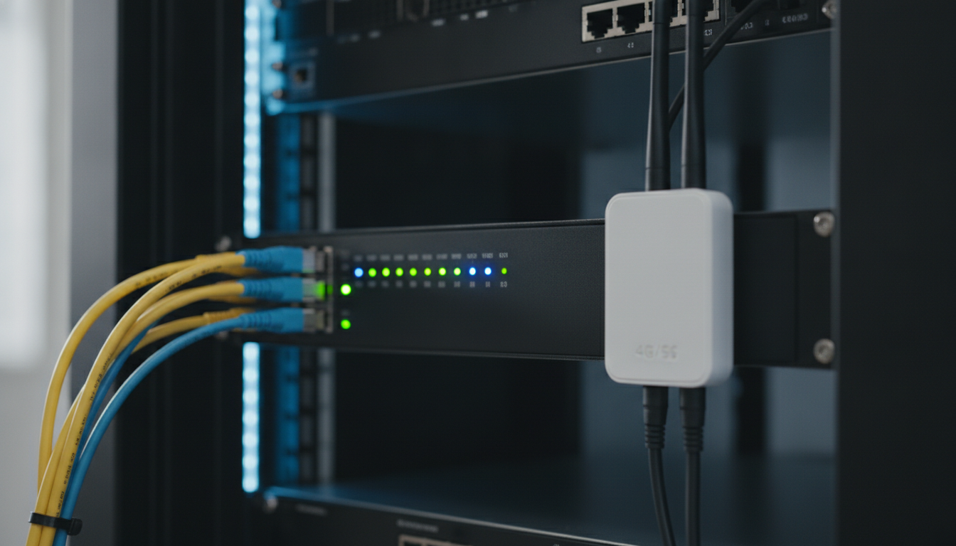 Backup 4G/5G fibre pro : garantir la continuité réseau
