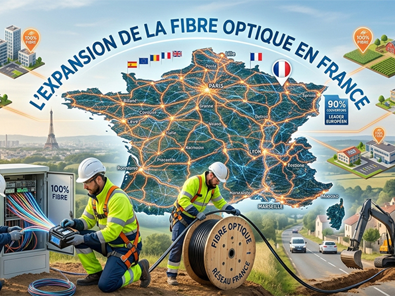 L'expansion de la fibre optique en France